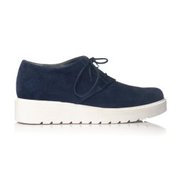 Pantofi piele intoarsa Paige Bleumarin - sau Orice Culoare